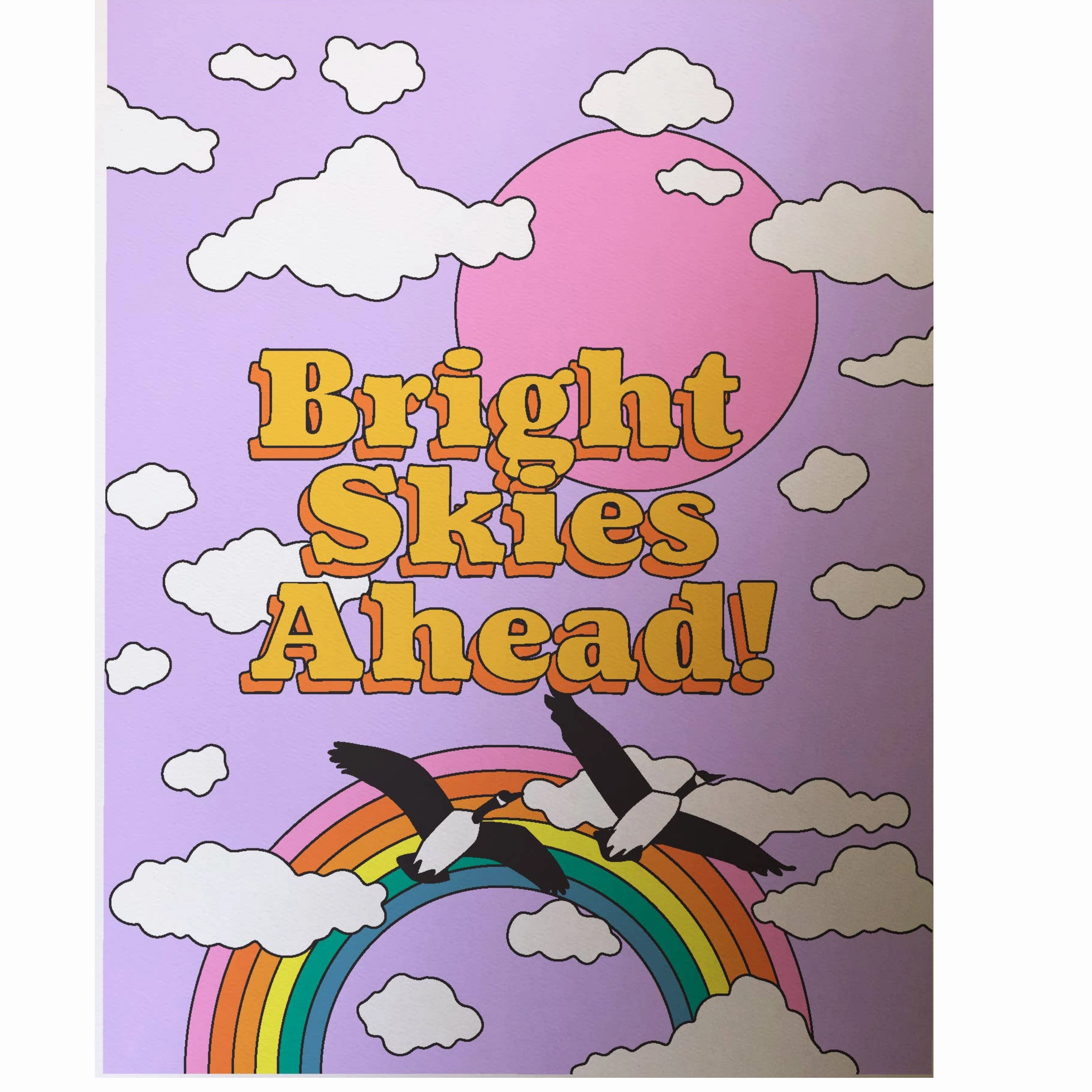 Bright Skies Ahead 11 x 14 Art Print framed wall decor
