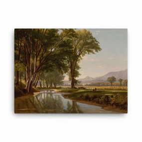 Brook Through Conway Meadows - Canvas canvas mural art
