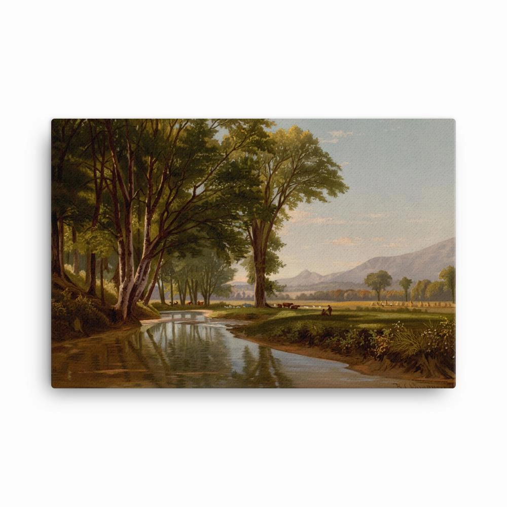 Brook Through Conway Meadows - Canvas