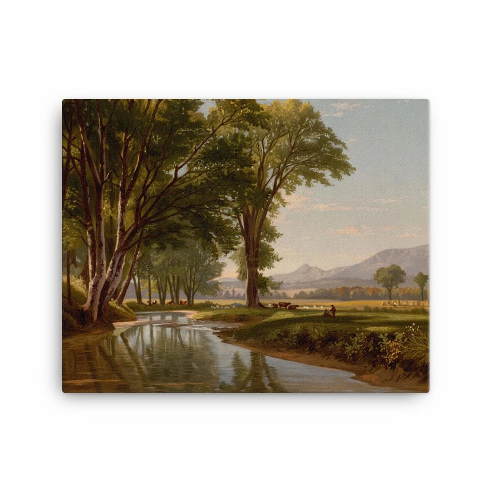 Brook Through Conway Meadows - Canvas