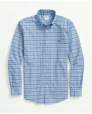 Brooks Brothers Herren Big & Tall Stretch Bügelfrei Oxford Button-Down Kragen Blau Brooks Brothers