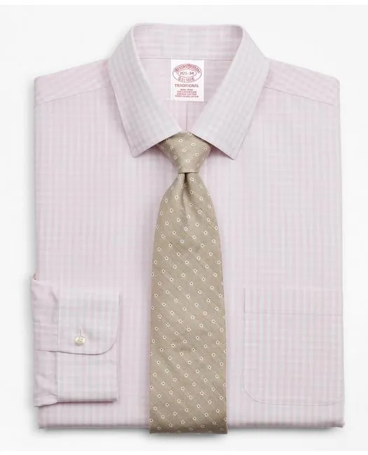 Brooks Brothers Herren Traditionelles Extra-Bequemes Hemd Pink Brooks Brothers