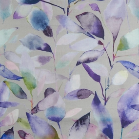 Brympton Printed Cotton Fabric (By The Metre) Heather Stone elegant table cloth  