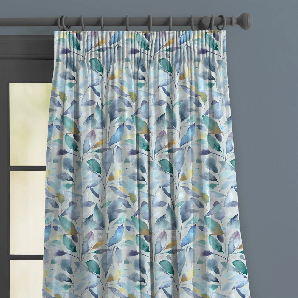 Brympton Printed Cotton Fabric (By The Metre) Pacific