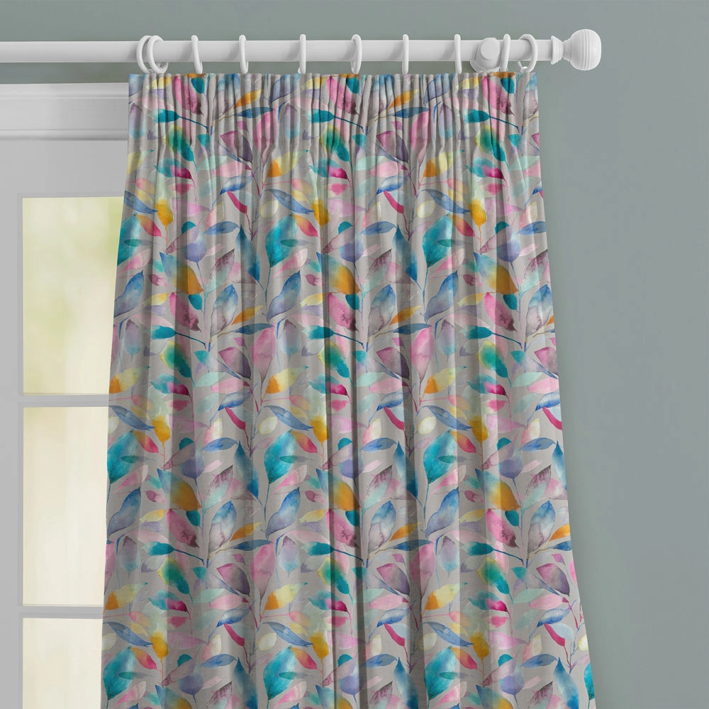 Brympton Printed Cotton Fabric (By The Metre) Stone