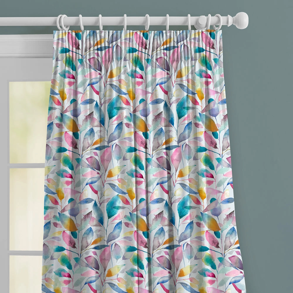 Brympton Printed Made to Measure Curtains Cream
