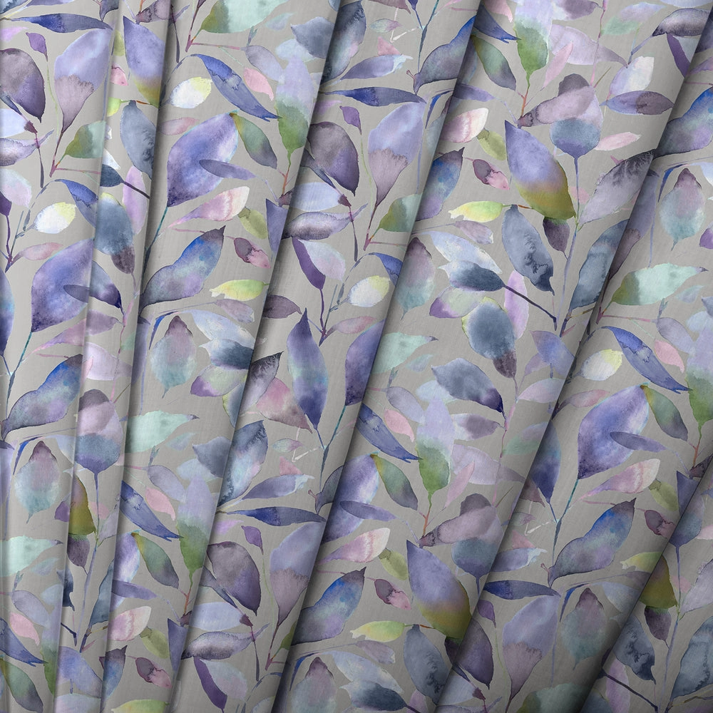 Brympton Printed Made to Measure Curtains Heather Stone