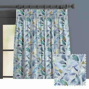 Brympton Printed Made to Measure Curtains Pacific patterned fashion rug  