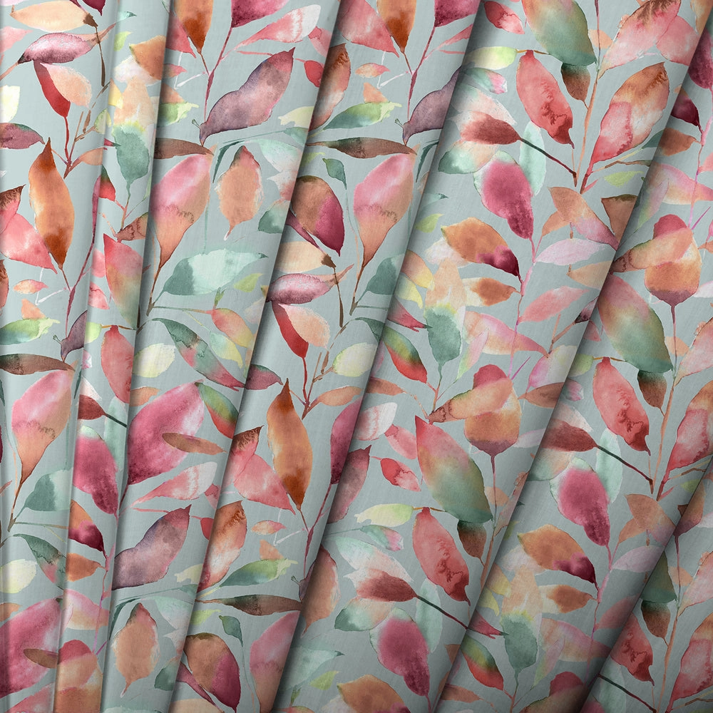 Brympton Printed Made to Measure Curtains Russett