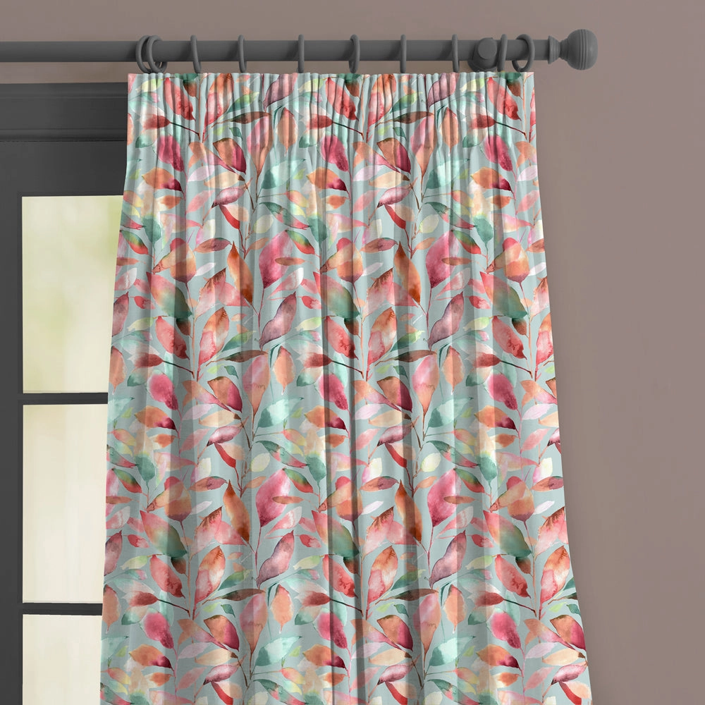 Brympton Printed Made to Measure Curtains Russett