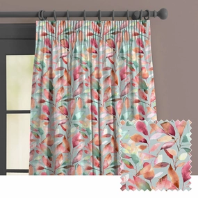 Brympton Printed Made to Measure Curtains Russett patterned fashion rug  