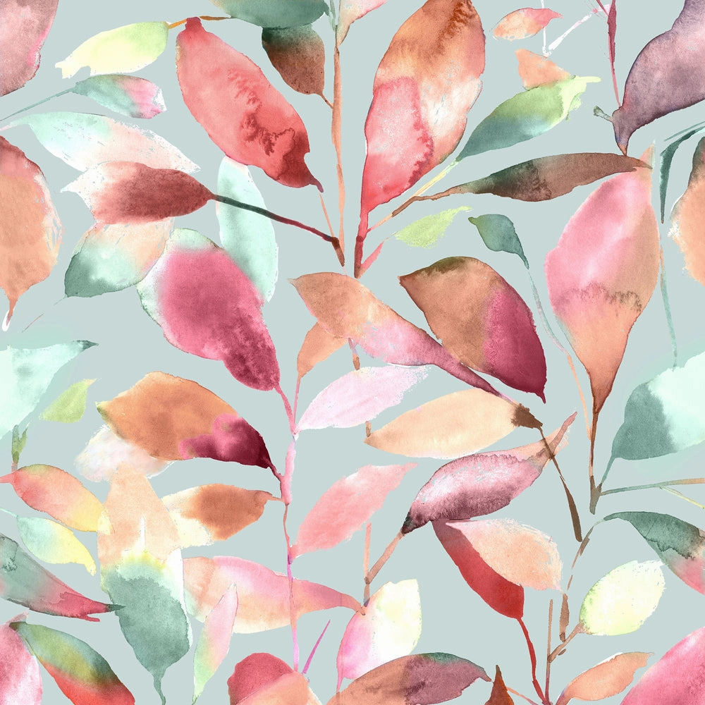 Brympton Printed Made to Measure Curtains Russett