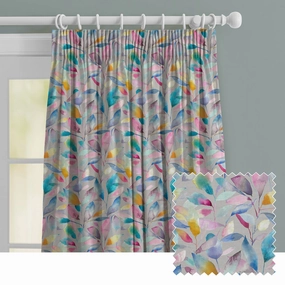 Brympton Printed Made to Measure Curtains Stone patterned fashion rug  