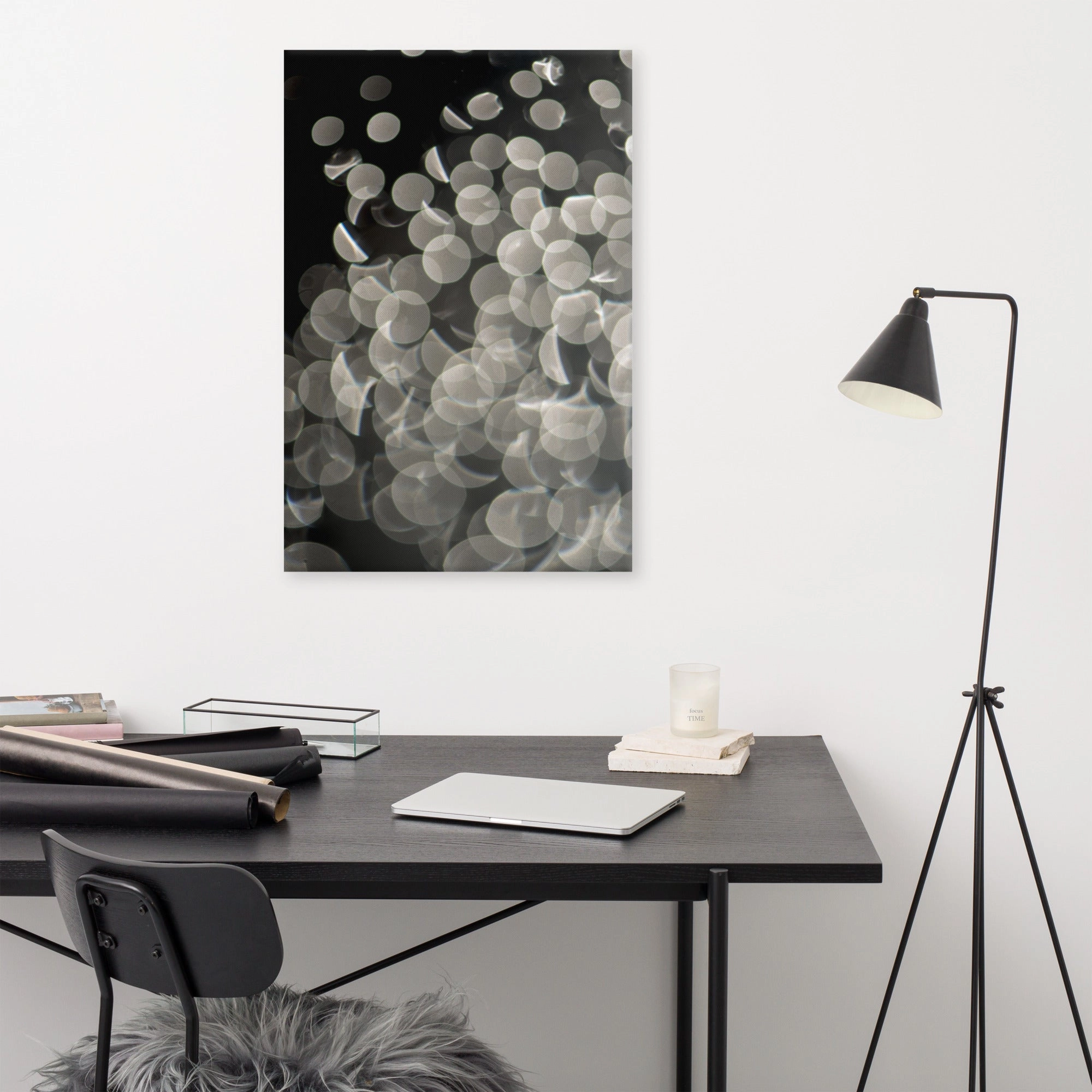 Bubbles of light - canvas