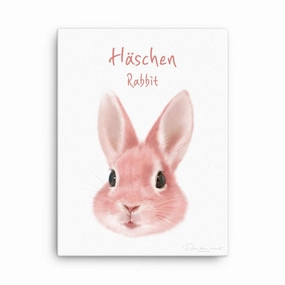 Bunny - canvas canvas mural art