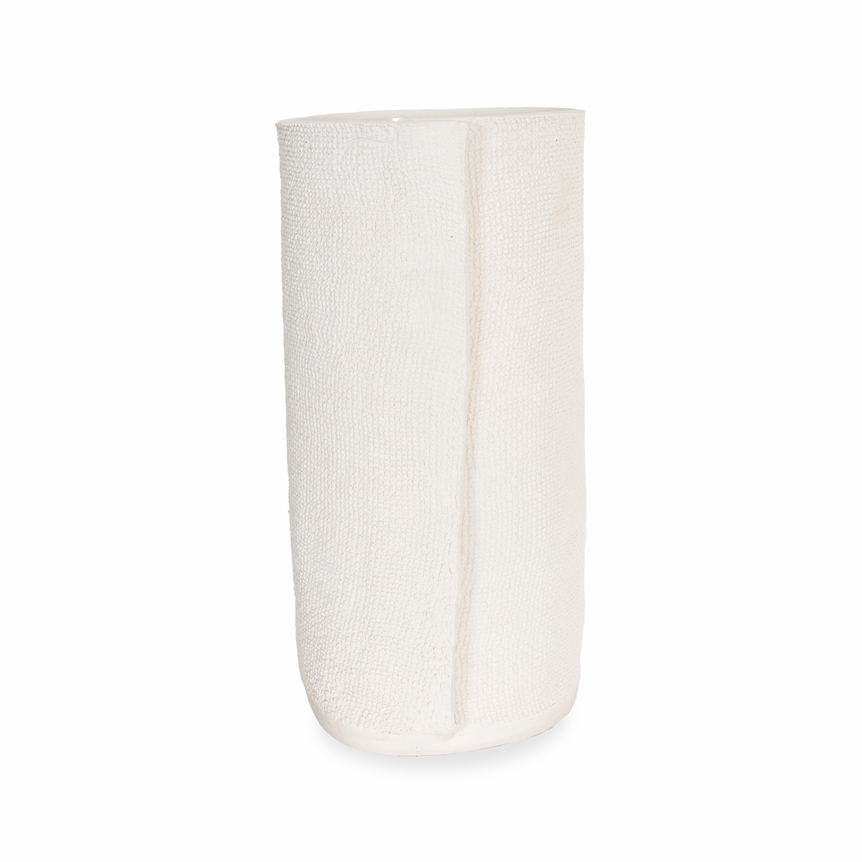 Burlap Cylinder Vase