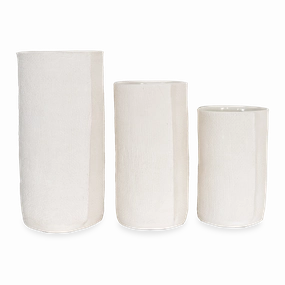 Burlap Cylinder Vase elegant wall decor
