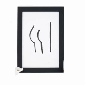 Butt Art Print 12"x18" framed wall decor