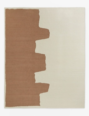 Butte Flatweave Linen Rug by lan Byrd trendy fashion rug