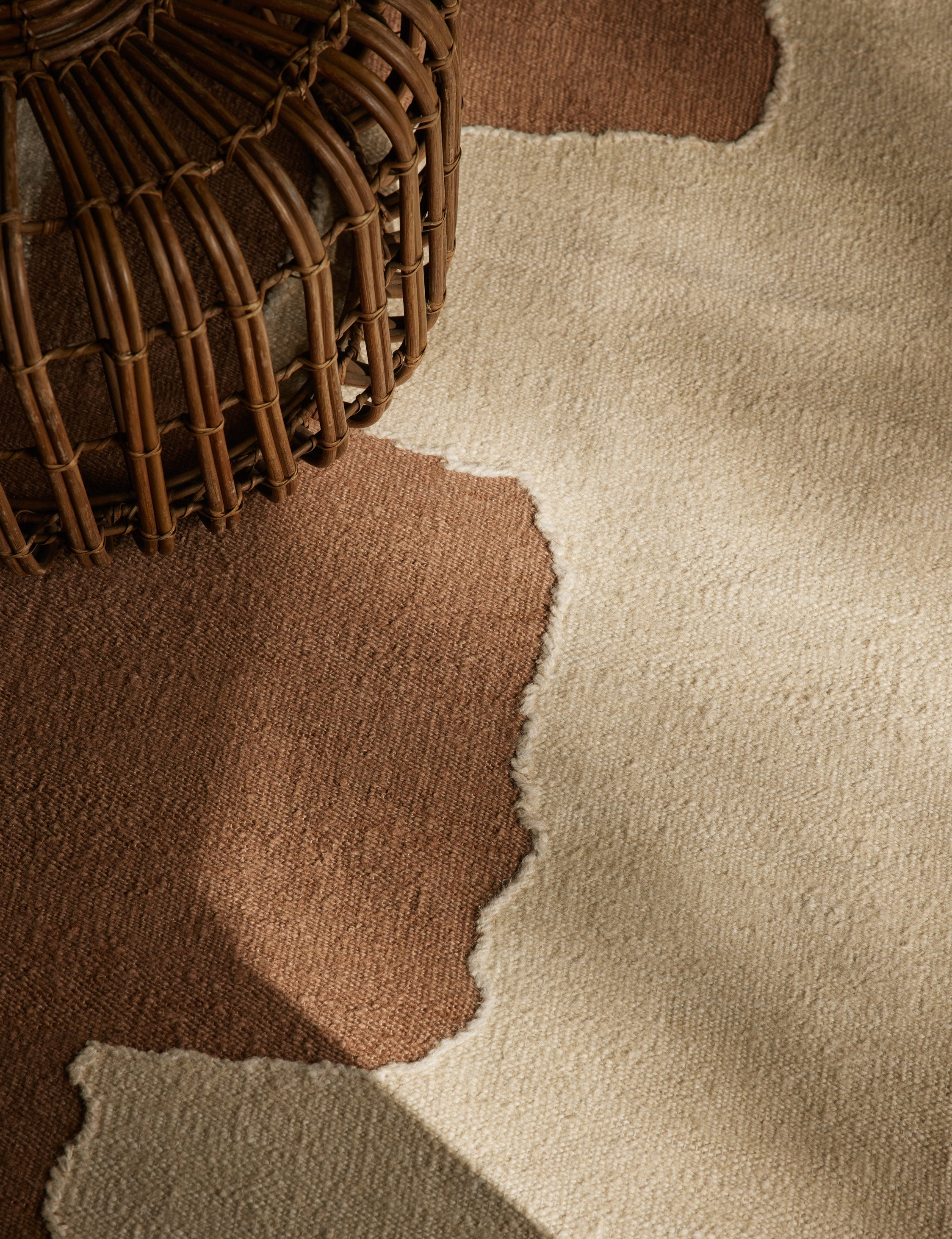 Butte Flatweave Linen Rug by lan Byrd