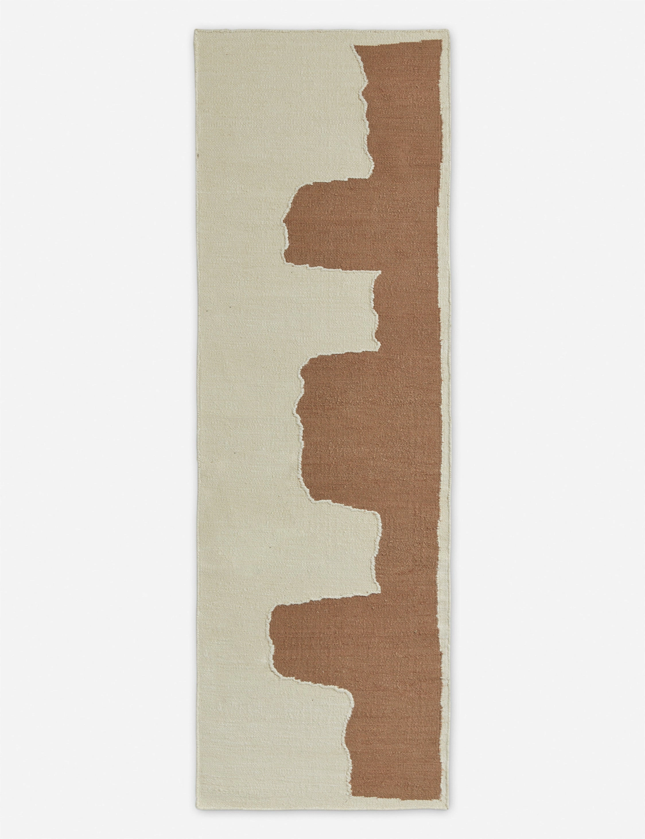 Butte Flatweave Linen Rug by lan Byrd