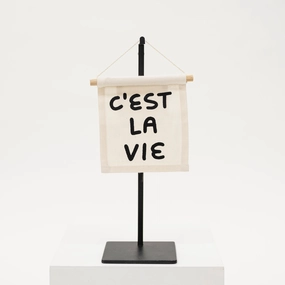 C'Est La Vie - Canvas Wall Sign framed wall decor