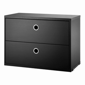 Cabinets with Two Drawers modern art object