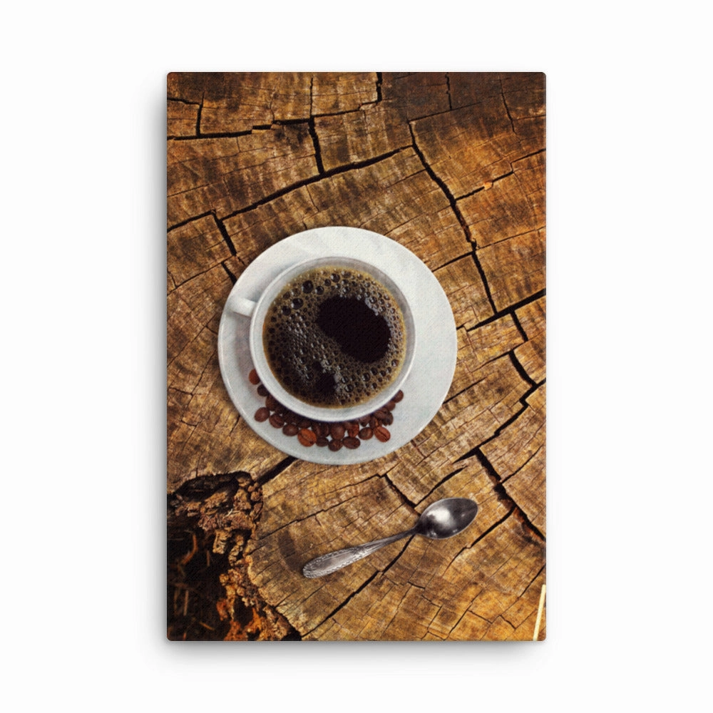 Cafe in nature - canvas