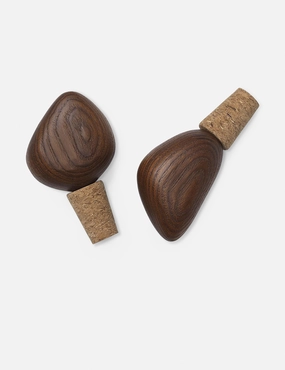 Cairn Wine Stopper (Set of 2) by Ferm Living decorative tabletop item