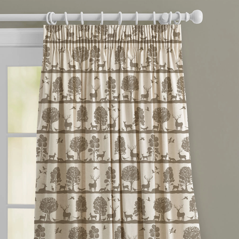 Cairngorms Printed Cotton Fabric (By The Metre) Birch
