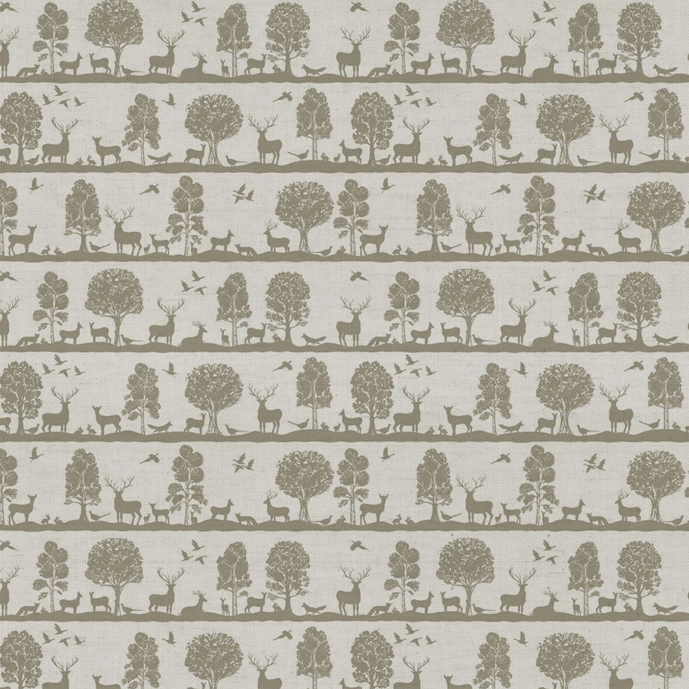 Cairngorms Printed Cotton Fabric (By The Metre) Birch