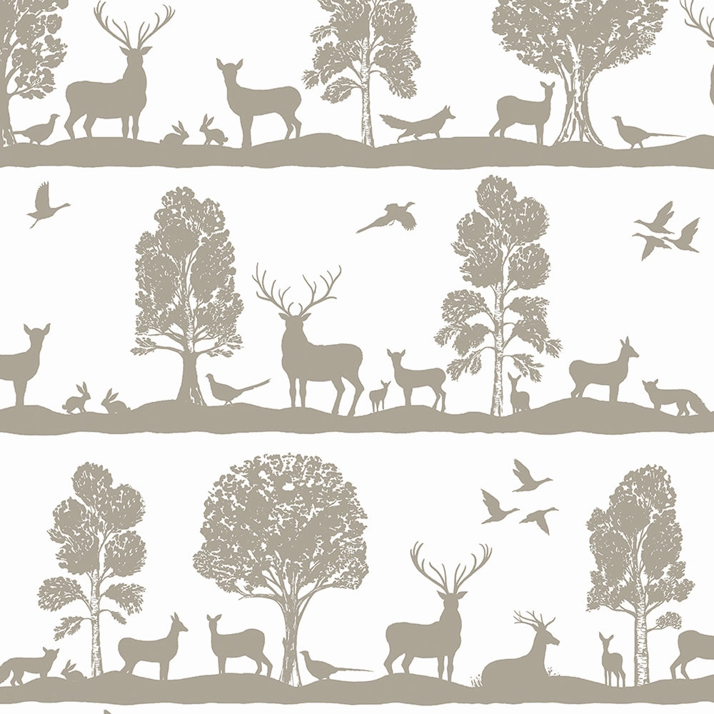 Cairngorms Printed Made to Measure Curtains Birch