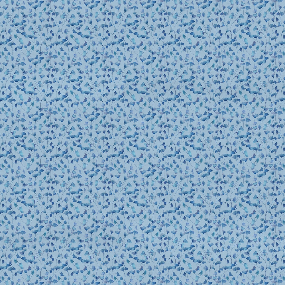 Cala Printed Cotton Fabric (By The Metre) Cobalt