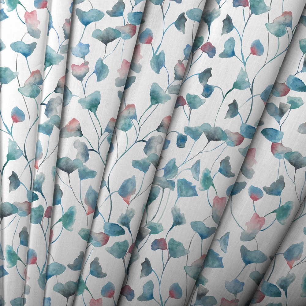 Cala Printed Cotton Fabric (By The Metre) Marine