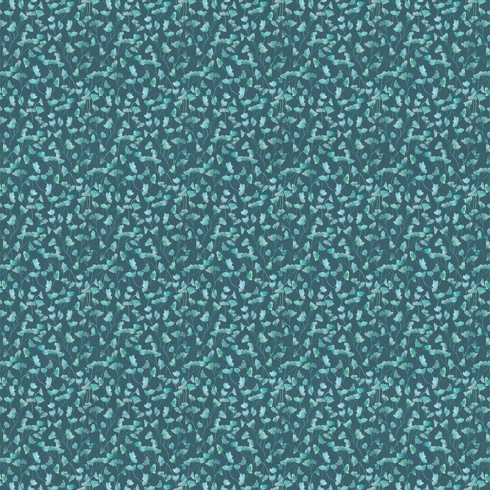 Cala Printed Cotton Fabric (By The Metre) Teal