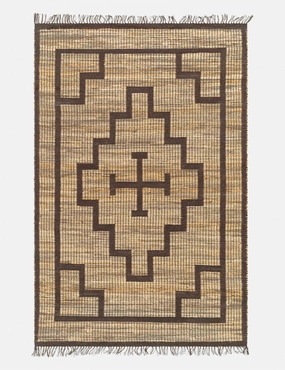 Caldon Handwoven Jute Morrocan Style Rug trendy fashion rug