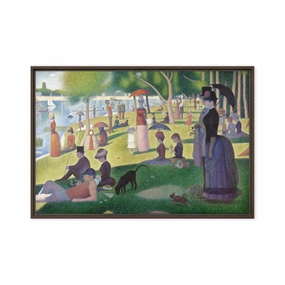 Canvas - A Sunday afternoon on the island of La Grande Jatte canvas mural art