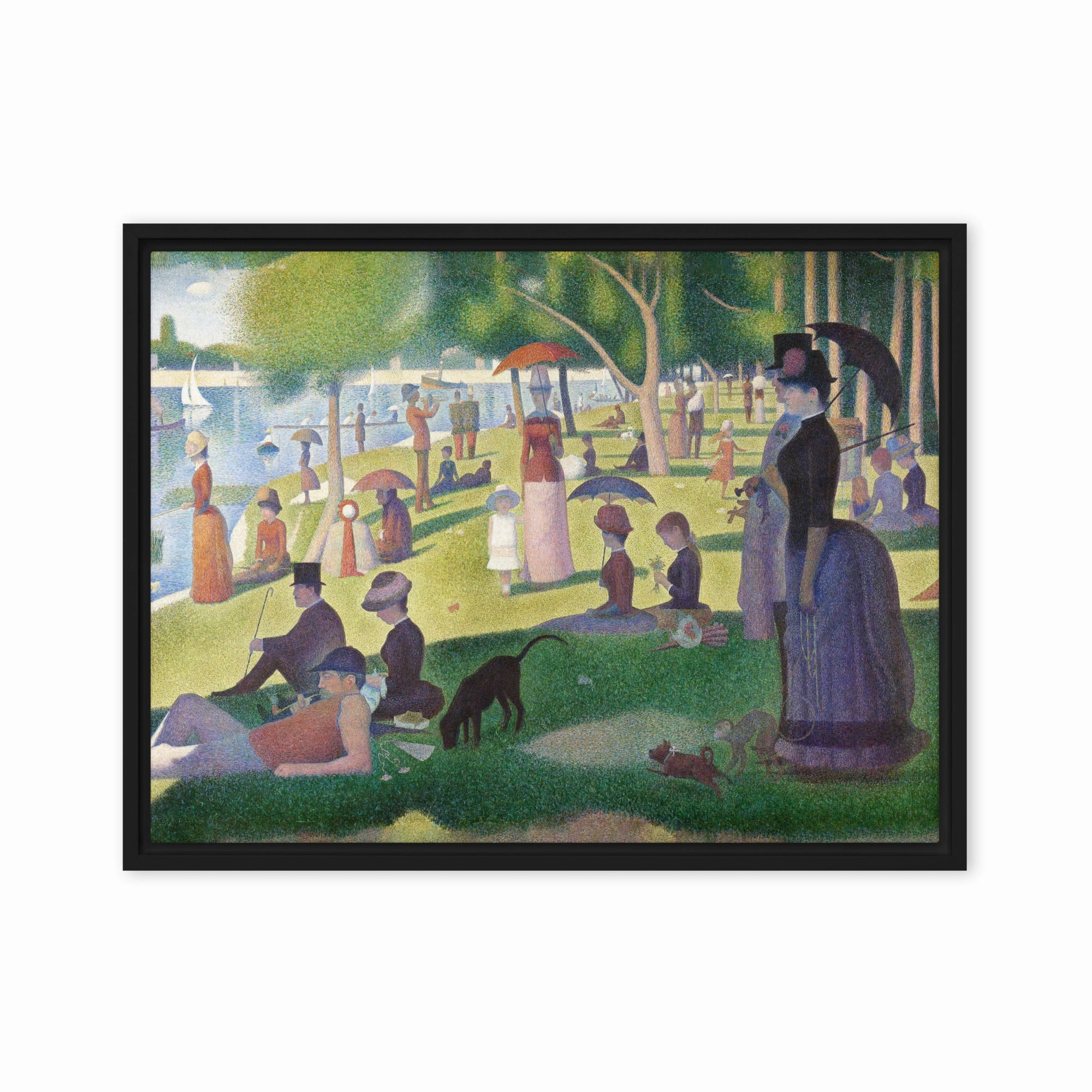 Canvas - A Sunday afternoon on the island of La Grande Jatte