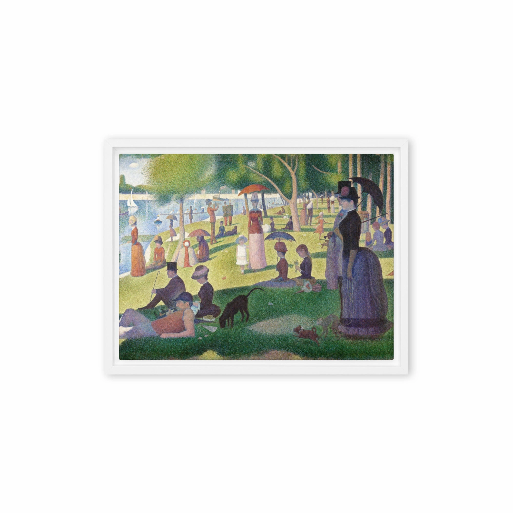 Canvas - A Sunday afternoon on the island of La Grande Jatte