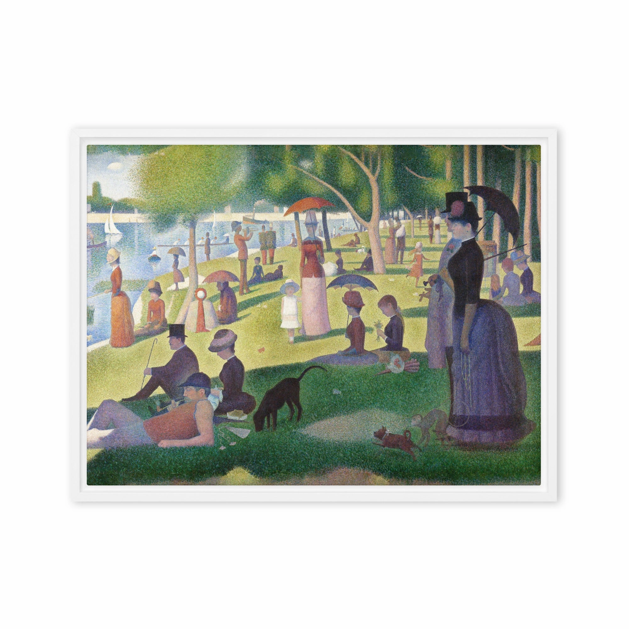 Canvas - A Sunday afternoon on the island of La Grande Jatte