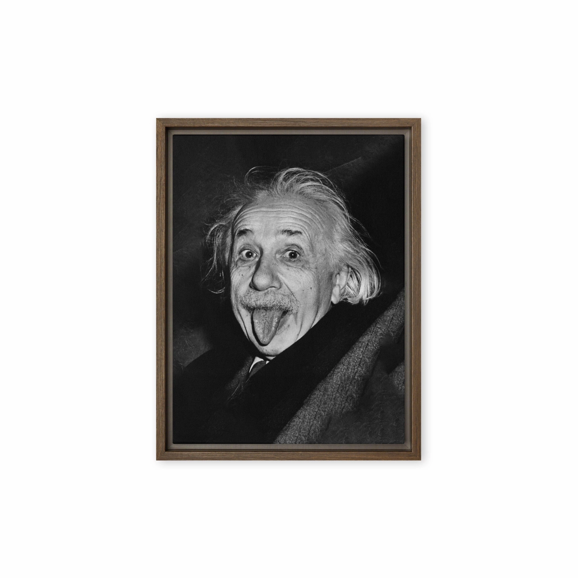 Canvas - Albert Einstein Tongue