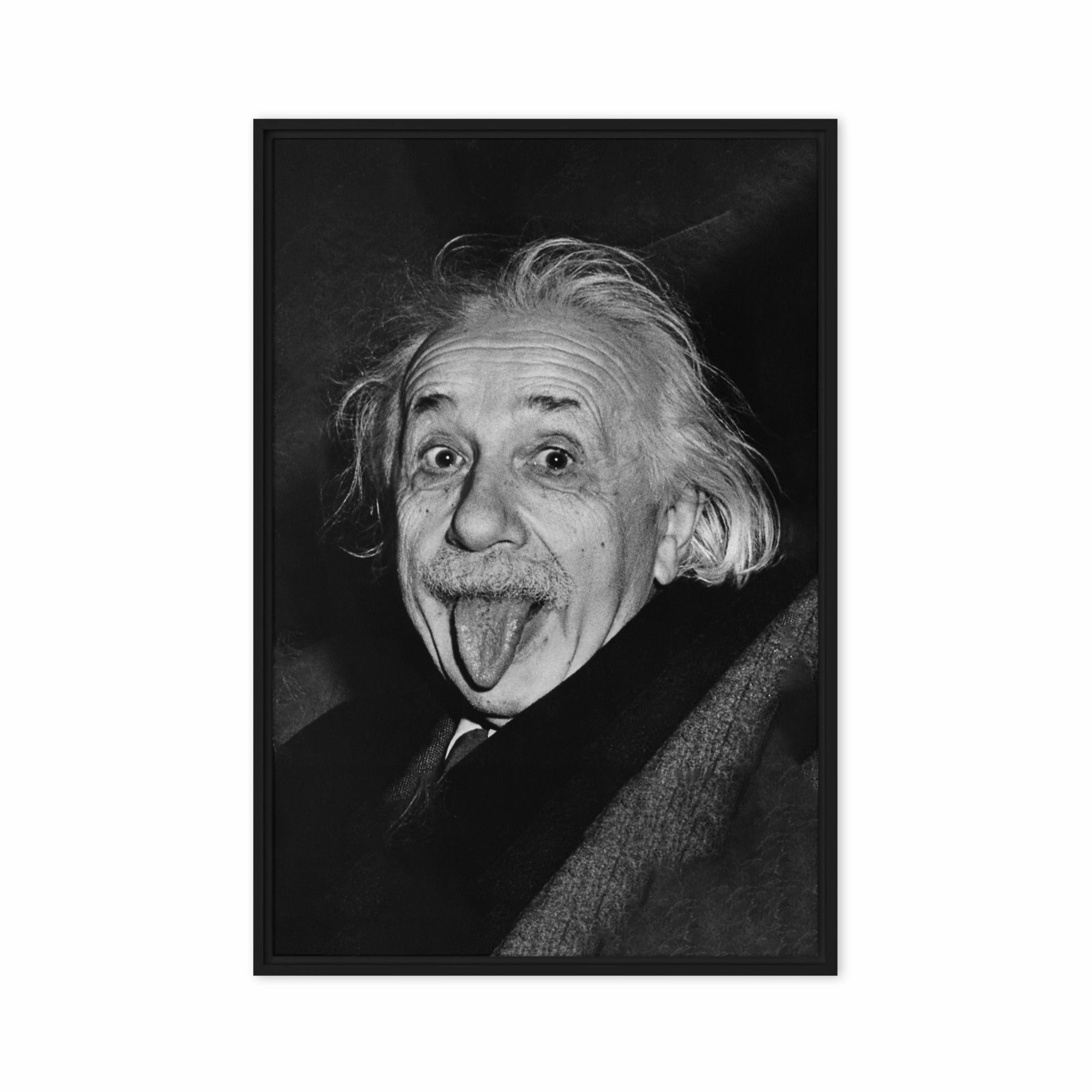 Canvas - Albert Einstein Tongue