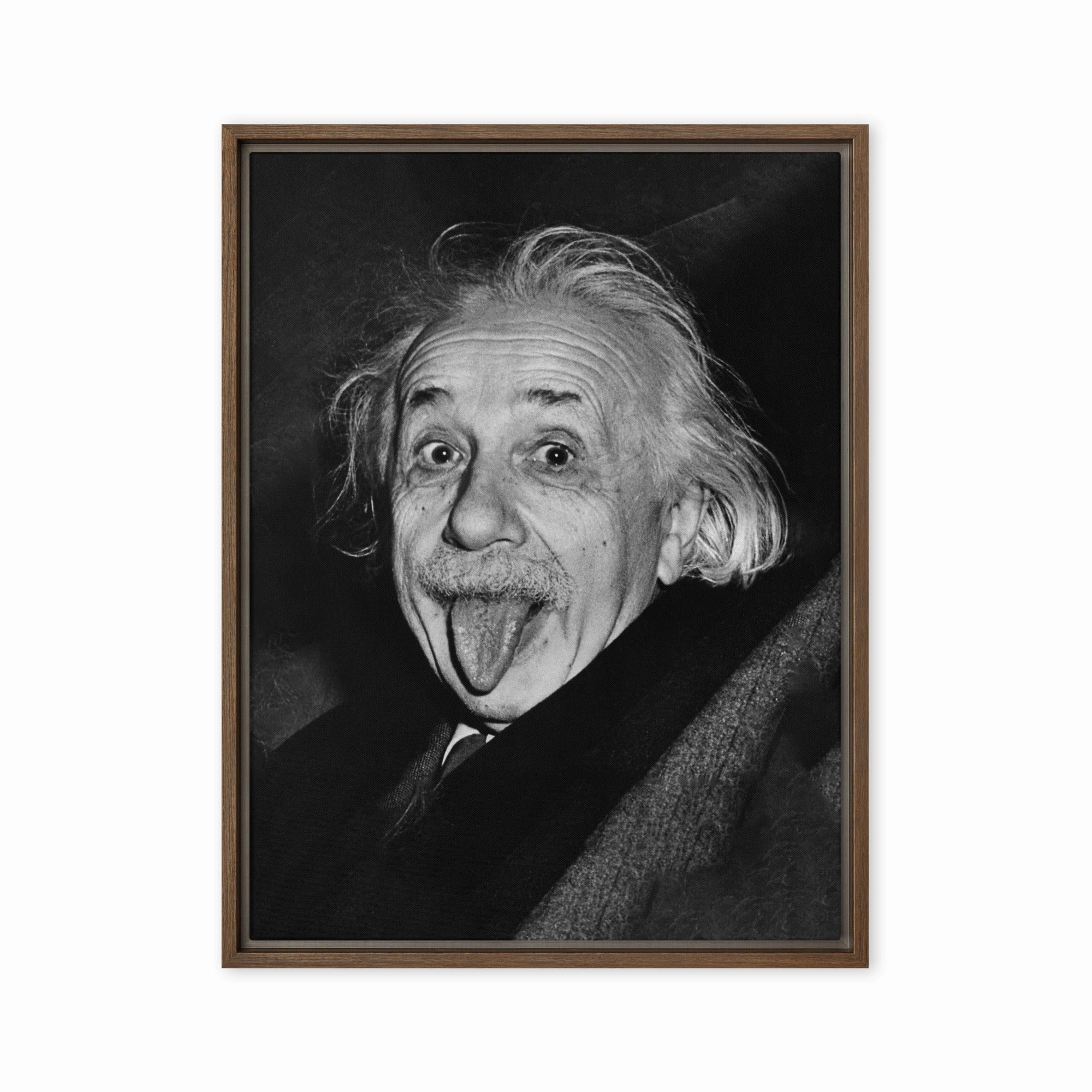 Canvas - Albert Einstein Tongue canvas mural art