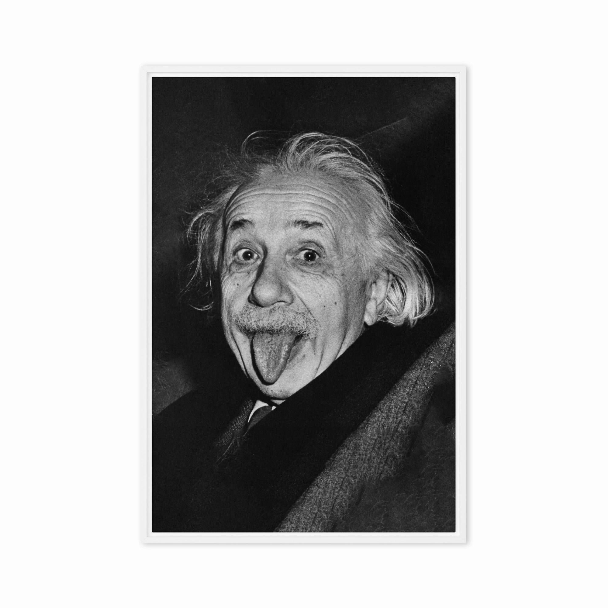 Canvas - Albert Einstein Tongue