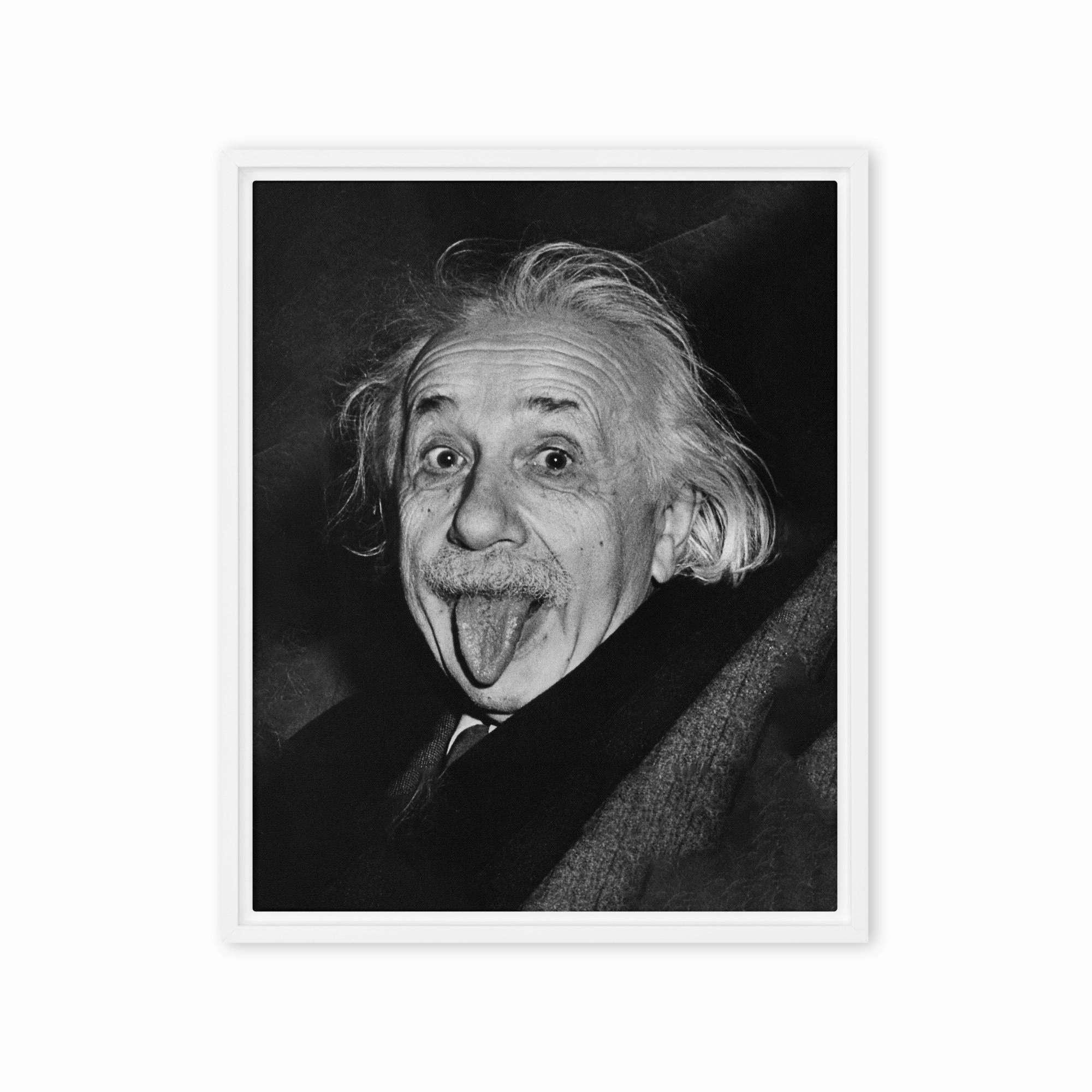 Canvas - Albert Einstein Tongue