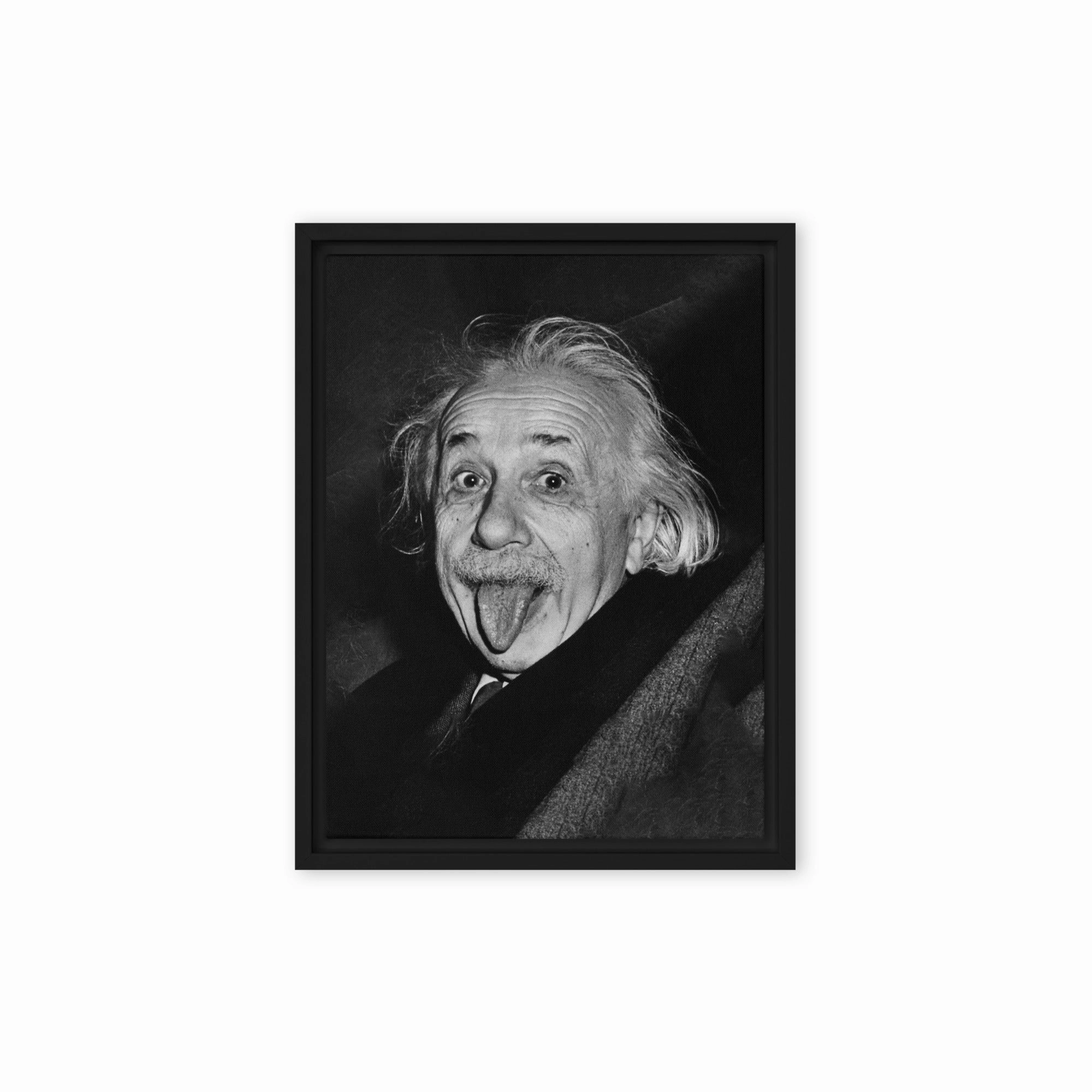 Canvas - Albert Einstein Tongue
