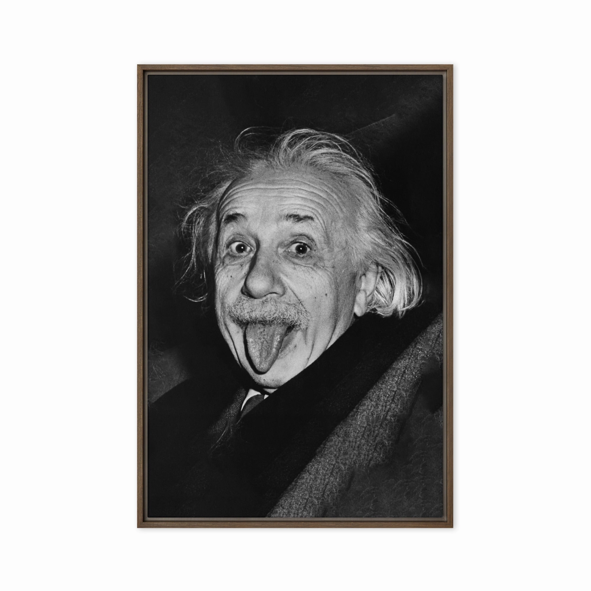 Canvas - Albert Einstein Tongue