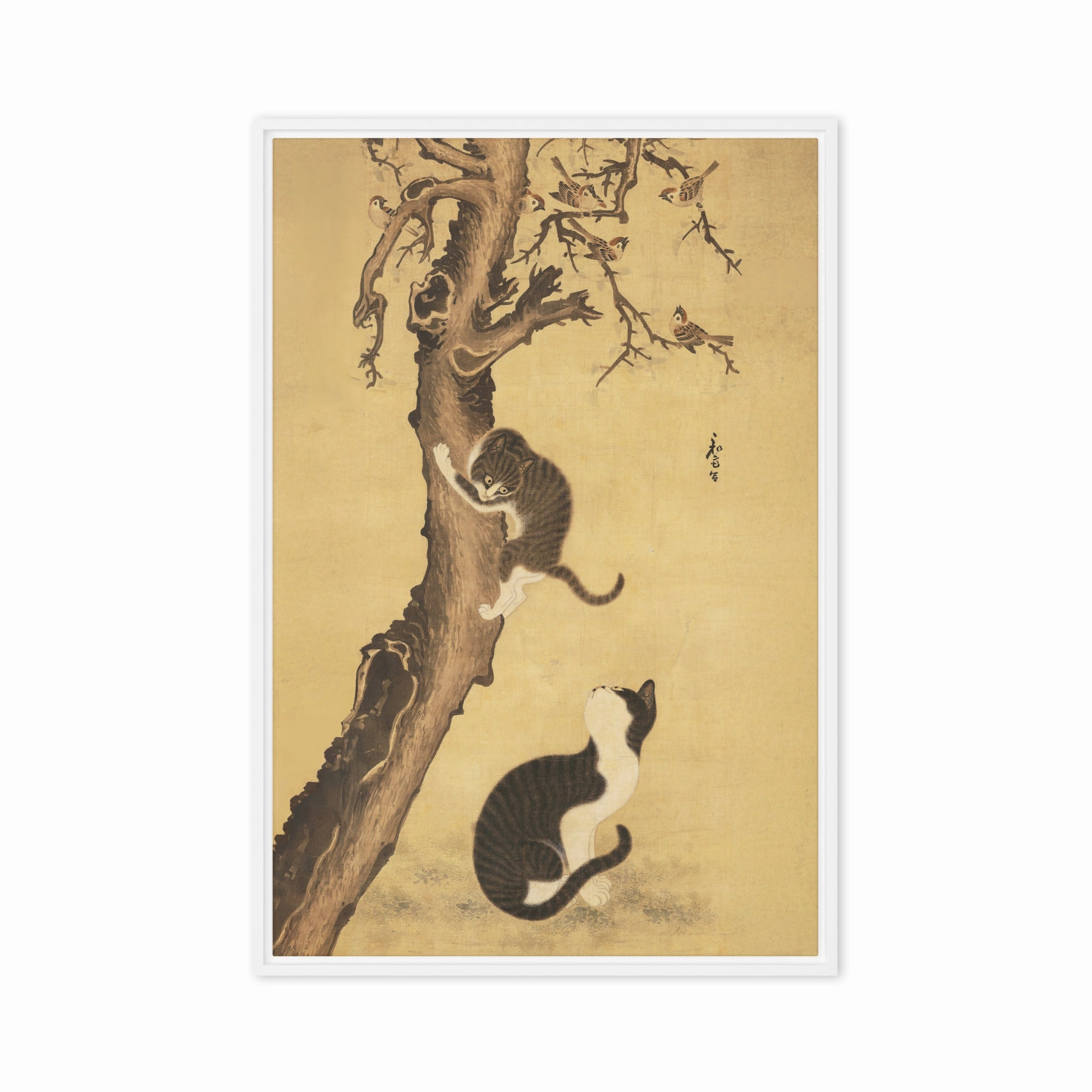 Canvas - Cats and Sparrows, Byeon Sang-byeok
