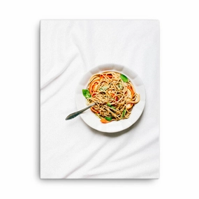 Canvas - delicious spaghetti canvas mural art