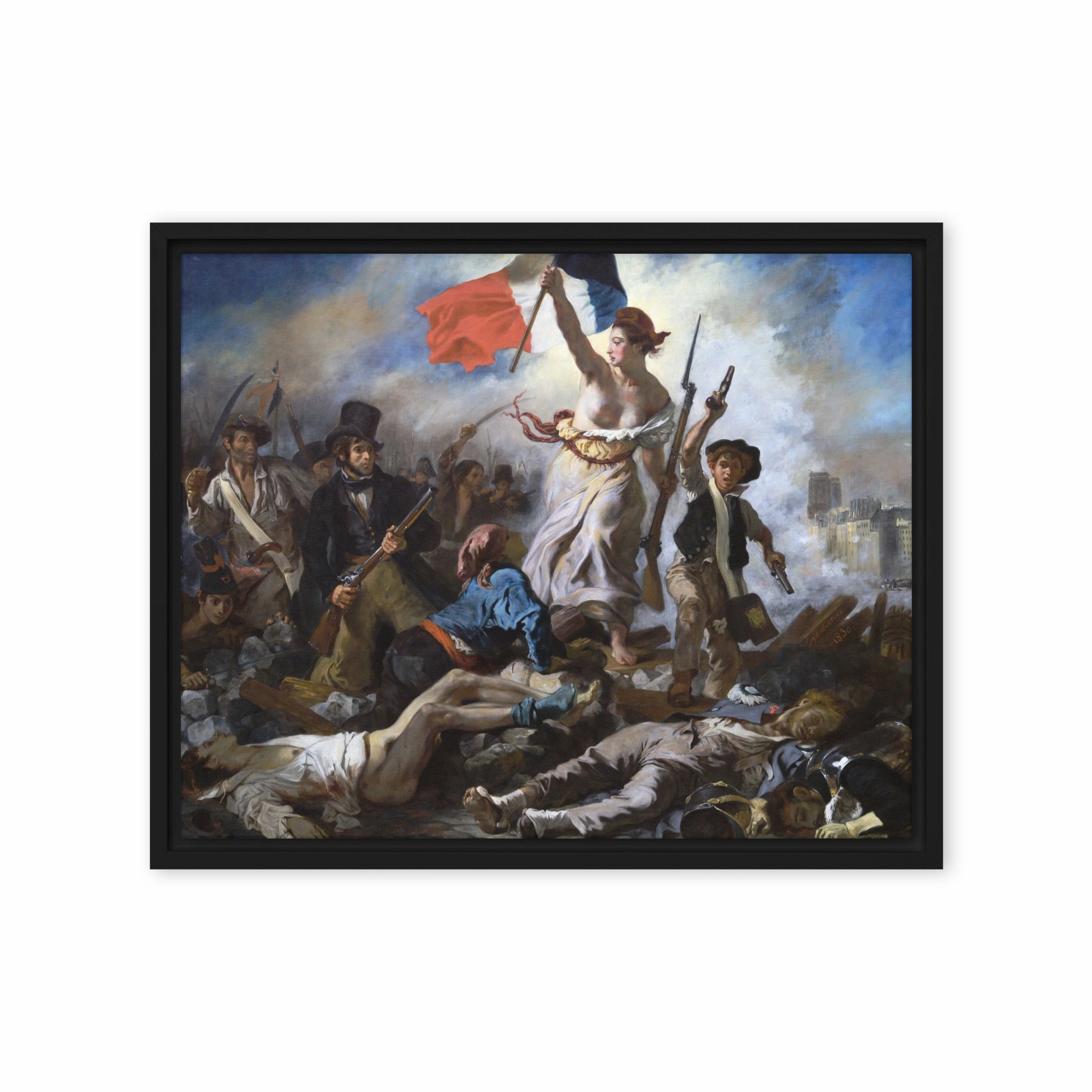 Canvas - Eugne Delacroix, Freedom Leads the People